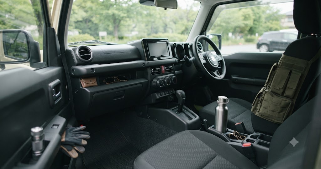 車内収納レイアウトのイメージ