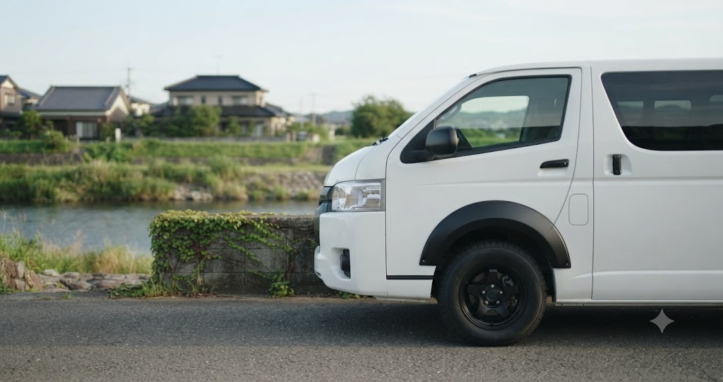 ハイエース外装カスタムを表すイメージ画像